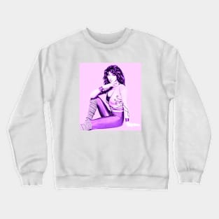 Kate Bush Purple And Pink Design Crewneck Sweatshirt